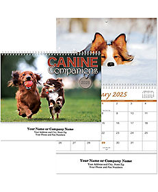 Calendars: Canine Companions Spiral Wall Calendar
